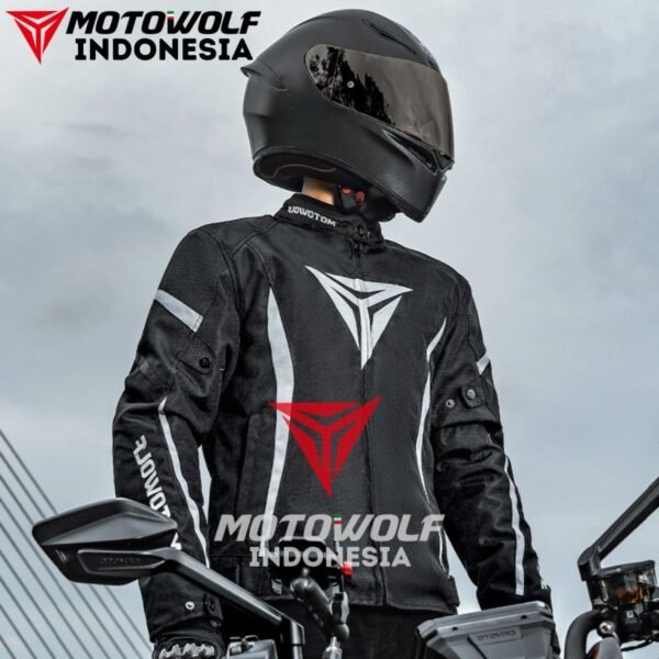 Jaket Motor Sunmori Touring Windbreaker Plus Winter Warm Plus CE Level 1 Motowolf JM8 - Image 2