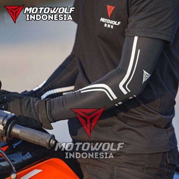Motowolf Manset Tangan Motor Arm Sleeve Sepeda Anti UV UPF50+ 1928 - Image 2