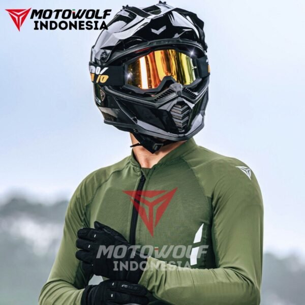 Motowolf Inner Protector Baju Riding Safety 7 Area Unisex 1032 - Image 2
