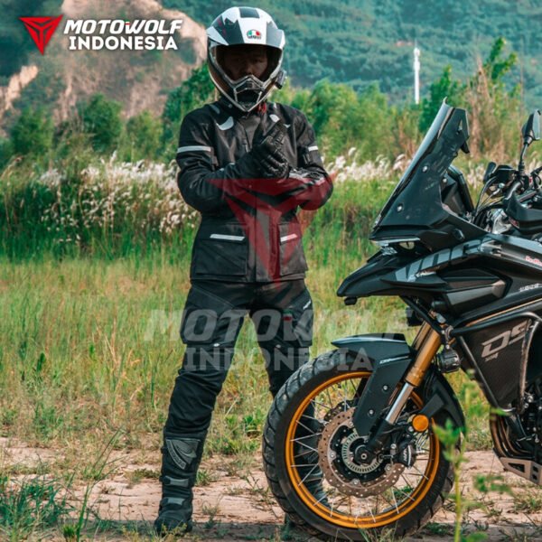 Motowolf Celana Touring Motor Kasual Explorer Adventure Mesh Thermal Protector Level 2 0614 - Image 2