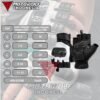 Motowolf Sarung Tangan Motor Kulit Half Finger Protector Karbon Anti Slip 0334B - Image 8