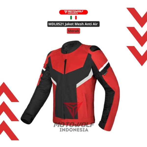 Motowolf Jaket Touring Motor Mesh Waterproof Protector ESA Lv1 0521 - Image 8