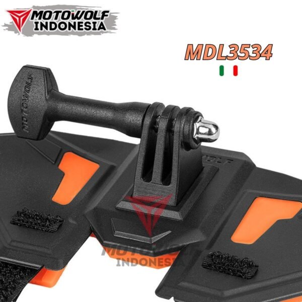 Motowolf Helmet Camera Mount Action Cam GOPRO Helm Mounting MDL 3534 - Image 7