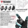 Motowolf Sarung Tangan Riding Karbon Kulit Anti-Selip Touchscreen 0347 - Image 7