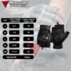 Motowolf Sarung Tangan Motor Kulit Half Finger Protector Karbon Anti Slip 0334B - Image 7