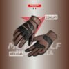 Motowolf Sarung Tangan Motor Retro Kulit Touchscreen Soft Protector 0345 - Image 10