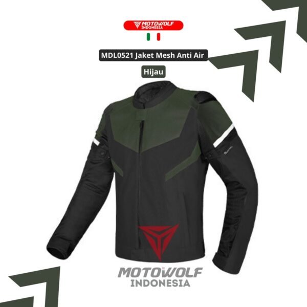 Motowolf Jaket Touring Motor Mesh Waterproof Protector ESA Lv1 0521 - Image 10