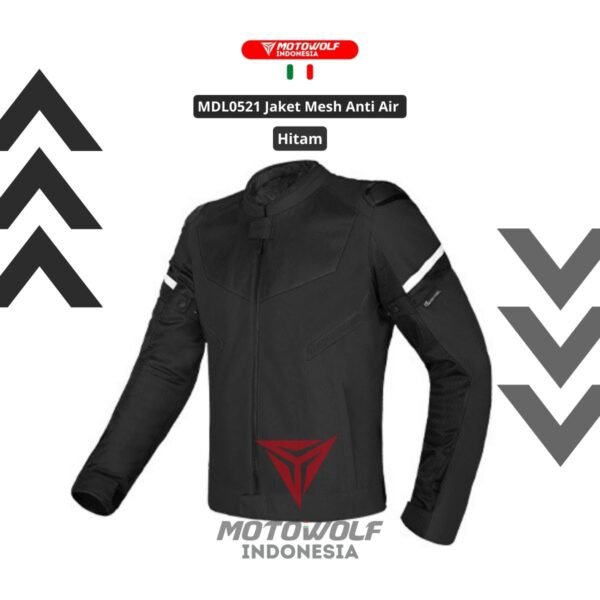 Motowolf Jaket Touring Motor Mesh Waterproof Protector ESA Lv1 0521 - Image 11