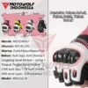 Sarung Tangan Motor Kulit Half Finger Karbon Protector Motowolf 0327B - Image 8