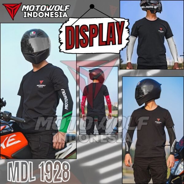 Motowolf Manset Tangan Motor Arm Sleeve Sepeda Anti UV UPF50+ 1928