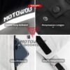Motowolf Jaket Touring Motor Mesh Waterproof Protector ESA Lv1 0521 - Image 2