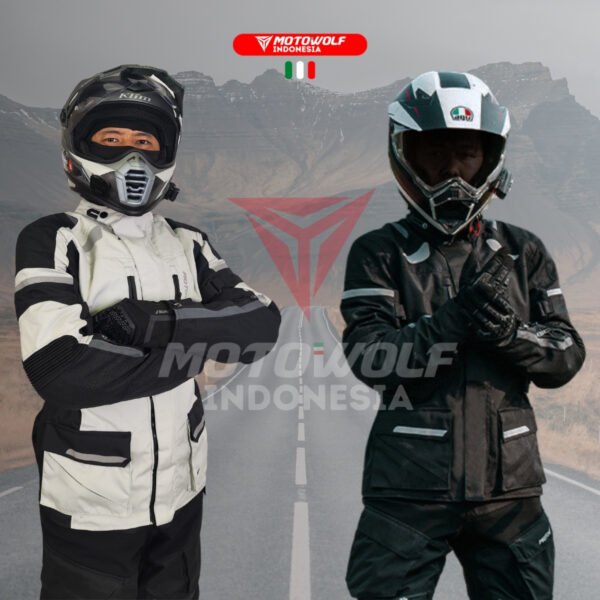 Motowolf Jaket Touring Motor Explorer Adventure Mesh Thermal Protector Waterproof 0524