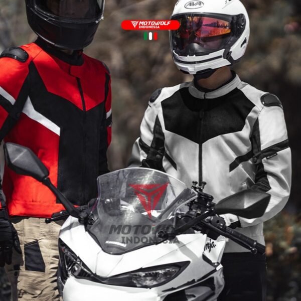 Motowolf Jaket Touring Motor Mesh Waterproof Protector ESA Lv1 0521