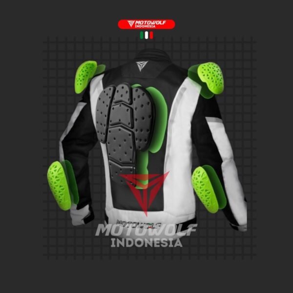 Motowolf Jaket Touring Motor Mesh Waterproof Protector ESA Lv1 0521 - Image 4