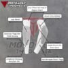 Motowolf Inner Soft Protector Pad Fleksible Motor Sports Olahraga Outdoor 1039 - Image 3