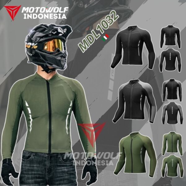 Motowolf Inner Protector Baju Riding Safety 7 Area Unisex 1032