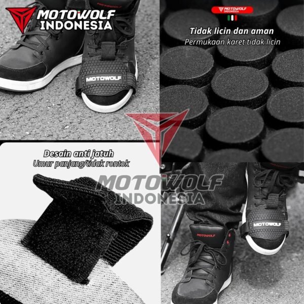 Shift Pad Pelindung Sepatu Protective Padding Gear Motowolf MDL 1901 - Image 4