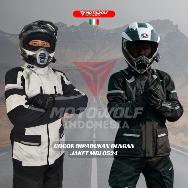 Motowolf Celana Touring Motor Kasual Explorer Adventure Mesh Thermal Protector Level 2 0614 - Image 6