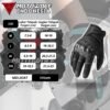 Motowolf Sarung Tangan Riding Karbon Kulit Anti-Selip Touchscreen 0347 - Image 8