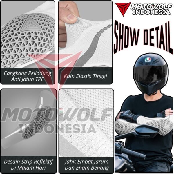 Motowolf Inner Soft Protector Pad Fleksible Motor Sports Olahraga Outdoor 1039 - Image 7