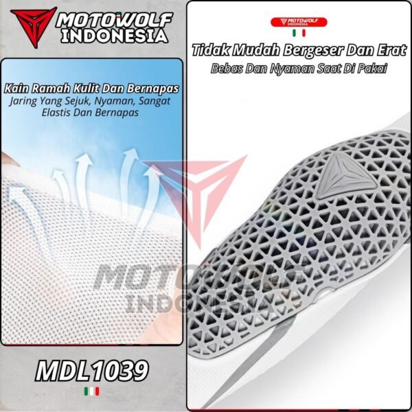 Motowolf Inner Soft Protector Pad Fleksible Motor Sports Olahraga Outdoor 1039 - Image 8