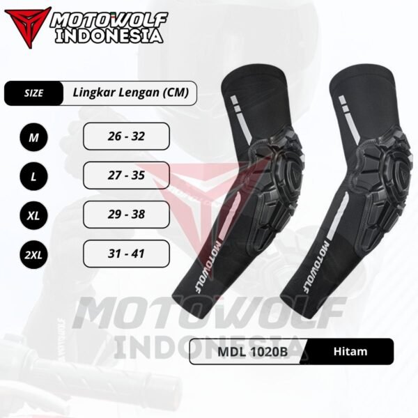 Motowolf Inner Soft Pad Protector Lycra Motor Sports Aktivitas Outdoor 1020B - Image 8
