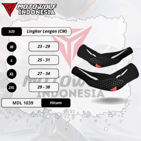 Motowolf Inner Soft Protector Pad Fleksible Motor Sports Olahraga Outdoor 1039 - Image 9
