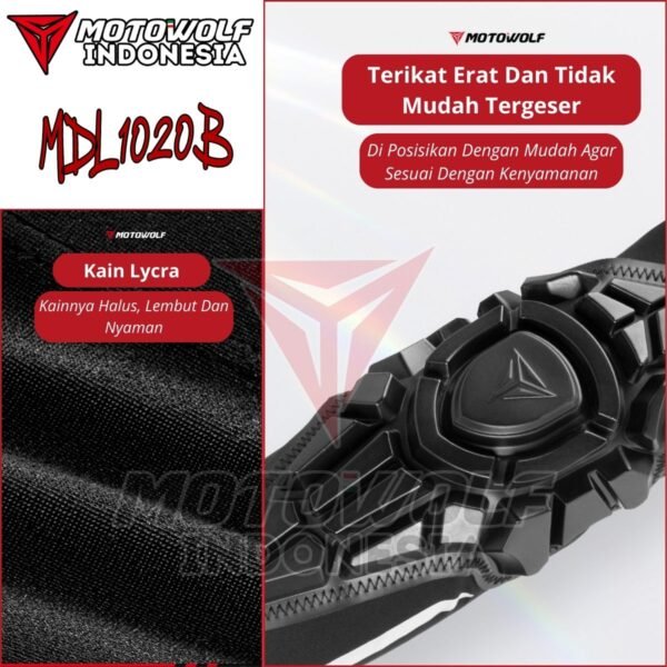 Motowolf Inner Soft Pad Protector Lycra Motor Sports Aktivitas Outdoor 1020B - Image 4