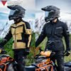Jaket Touring Motor Waterproof Protector CE1 5 Sisi + Inner Heater Motowolf JM3