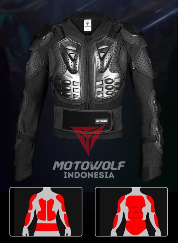 Motowolf Body Protector Armor Olahraga Sepeda Motor 1027 - Image 5