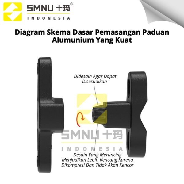 SMNU Tempat Botol Minum Universal | Motor Bottle Holder Paduan Aluminium Anti Karat - Image 10