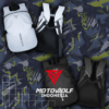 Motowolf Tas Helm Backpack Anti Air Dual Resleting Large Capacity 0726