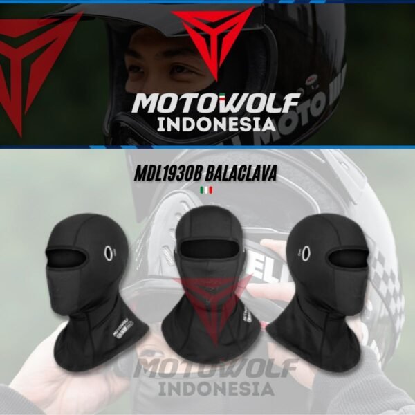 Balaclava Motor Ice Silk Breathable Motowolf MDL 1929 1930 1930B - Image 8