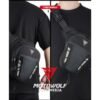 Motowolf Tas Paha Motoran Sunmori Black Reflektif Unisex Sling Bag 0722 - Image 2