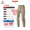 Motowolf Celana Touring Motor Casual Adventure Sejuk Protector 0611 - Image 12