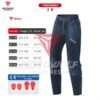 Motowolf Celana Touring Motor Casual Adventure Sejuk Protector 0611 - Image 11