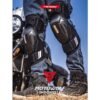 Motowolf Protector Lutut Carbon Soft EVA Olahraga Motor 1037
