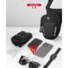 Motowolf Tas Paha Motoran Sunmori Black Reflektif Unisex Sling Bag 0722 - Image 5