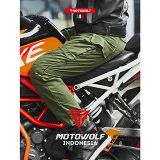 Motowolf Celana Motor Cargo Plus Protector Ventelasi Dalam Kota 0608 - Image 4