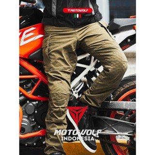 Motowolf Celana Motor Cargo Plus Protector Ventelasi Dalam Kota 0608 - Image 3