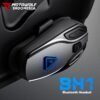 Motowolf Speaker Blouetooth Headset Audio Intercom Baterai 70 Jam Standby ENC Jernih Full Face & Half Face BH1