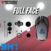 Motowolf Speaker Blouetooth Headset Audio Intercom Baterai 70 Jam Standby ENC Jernih Full Face & Half Face BH1 - Image 3