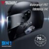 Motowolf Speaker Blouetooth Headset Audio Intercom Baterai 70 Jam Standby ENC Jernih Full Face & Half Face BH1 - Image 2