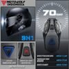 Motowolf Speaker Blouetooth Headset Audio Intercom Baterai 70 Jam Standby ENC Jernih Full Face & Half Face BH1 - Image 10