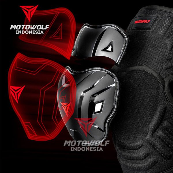 Motowolf Protector Kaki Lapis Beludru Dekker Motor 1029B - Image 2