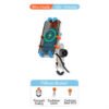 Motowolf Phone Holder Charger Wireless Stabilizer Anti Theft 2827C - Image 13