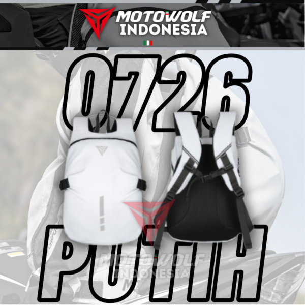 Motowolf Tas Helm Backpack Anti Air Dual Resleting Large Capacity 0726 - Image 3