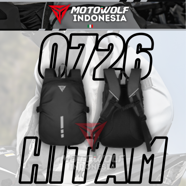 Motowolf Tas Helm Backpack Anti Air Dual Resleting Large Capacity 0726 - Image 4