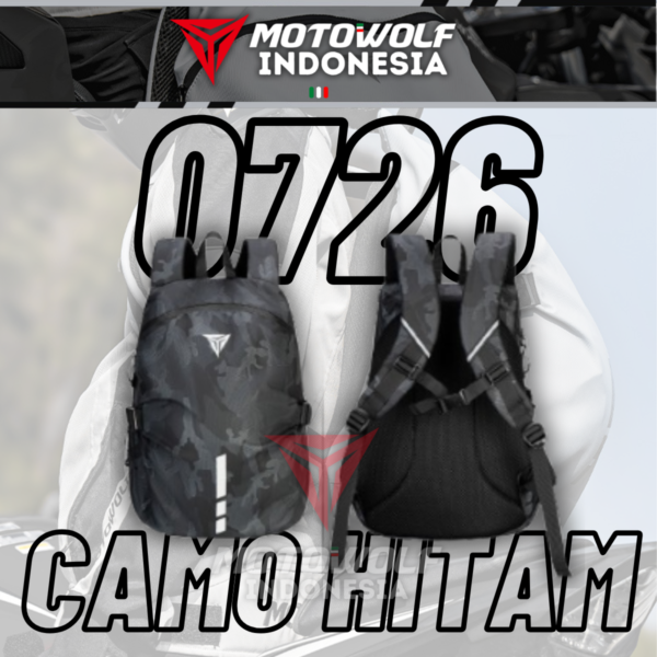 Motowolf Tas Helm Backpack Anti Air Dual Resleting Large Capacity 0726 - Image 6