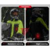 Motowolf Jas Hujan Motor Double Furing Plus LED Flash Ponco 0402B - Image 5